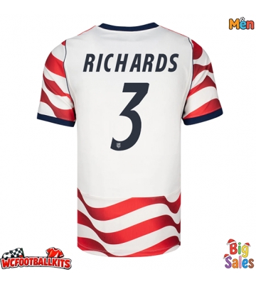 United States Chris Richards #3 Replica Home Stadium Shirt World Cup 2026 Short Sleeve